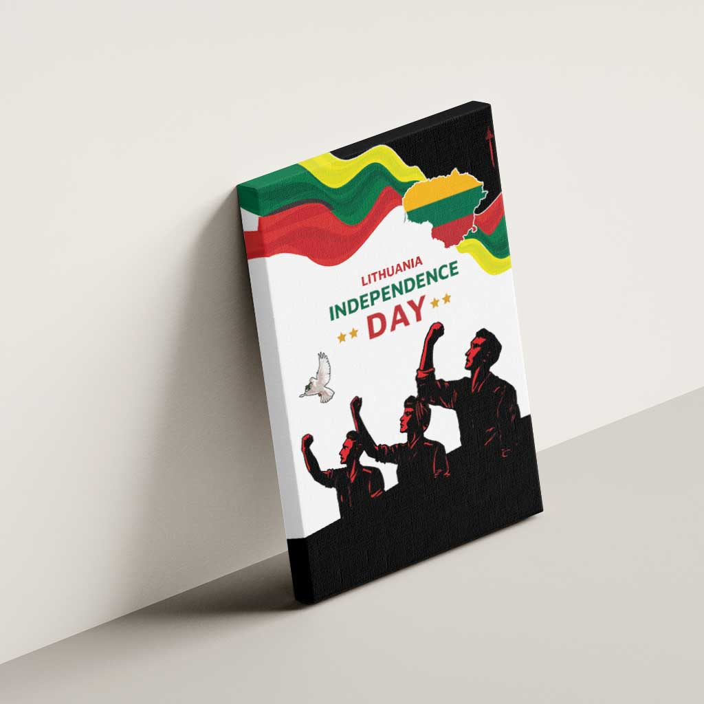 Lithuania Independence Day Canvas Wall Art 16th February