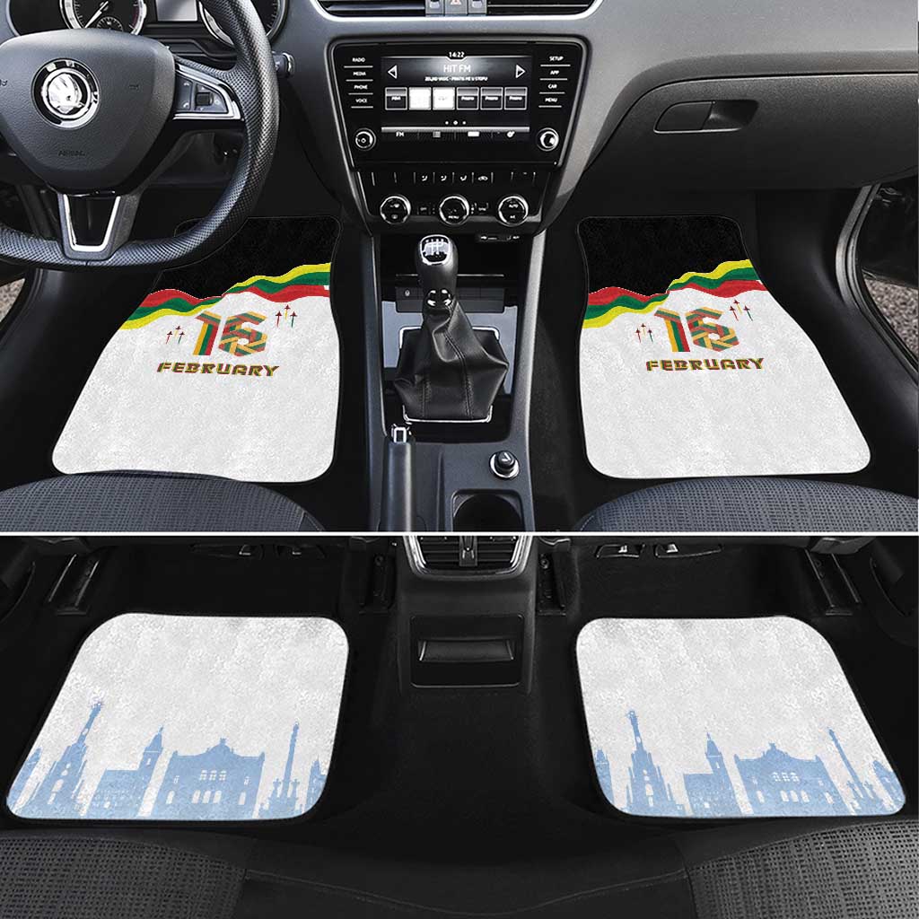 Lithuania Independence Day Car Mats 16th February