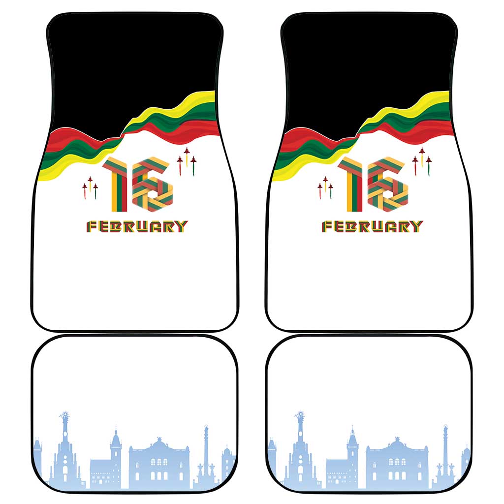 Lithuania Independence Day Car Mats 16th February