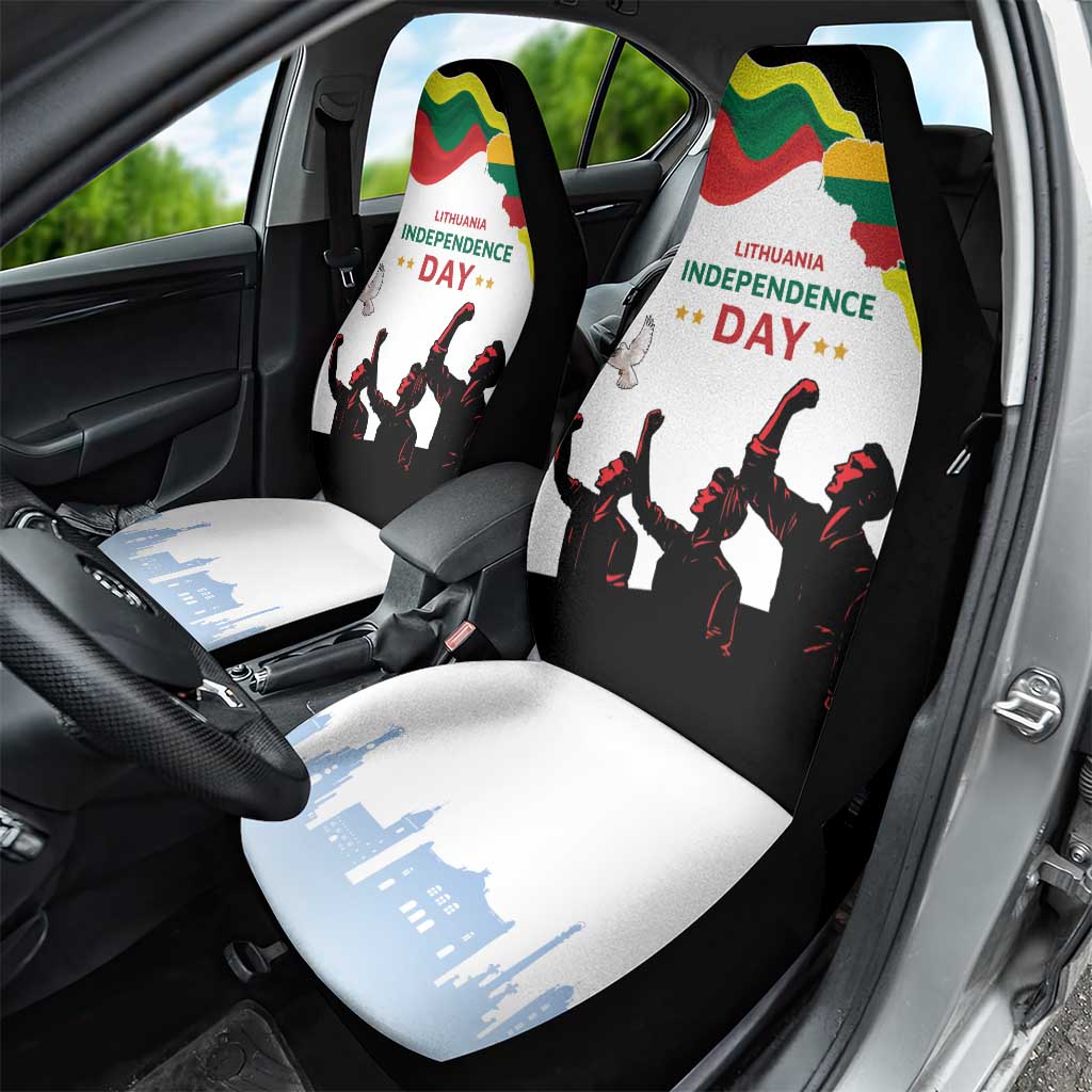 Lithuania Independence Day Car Seat Cover 16th February