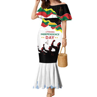 Lithuania Independence Day Family Matching Mermaid Dress and Hawaiian Shirt 16th February