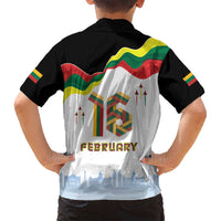 Lithuania Independence Day Family Matching Puletasi and Hawaiian Shirt 16th February