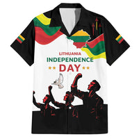 Lithuania Independence Day Family Matching Short Sleeve Bodycon Dress and Hawaiian Shirt 16th February