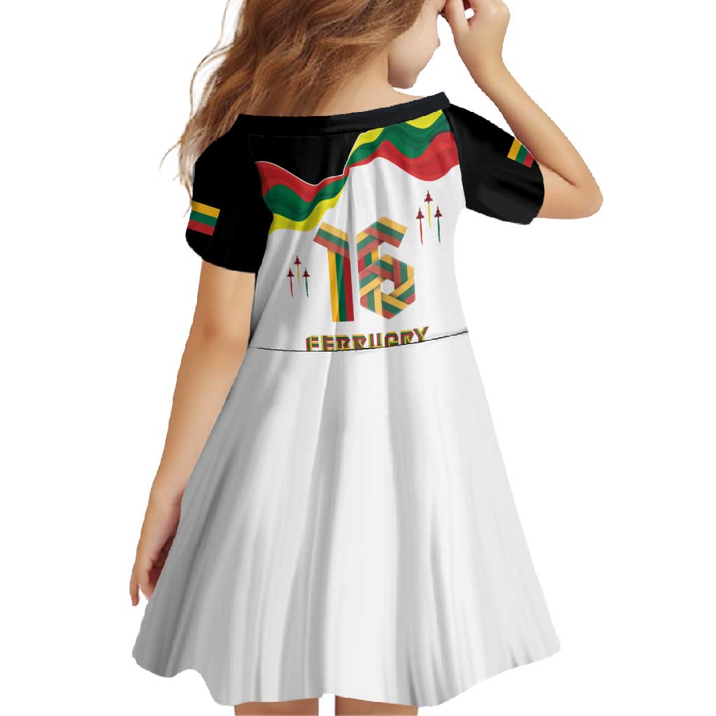 Lithuania Independence Day Family Matching Tank Maxi Dress and Hawaiian Shirt 16th February