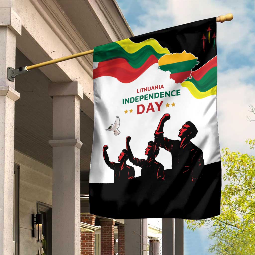 Lithuania Independence Day Garden Flag 16th February