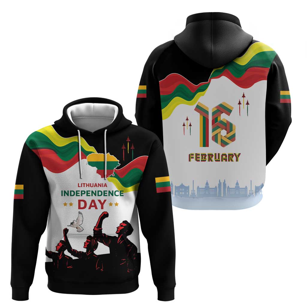 Lithuania Independence Day Hoodie 16th February