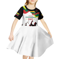 Lithuania Independence Day Kid Short Sleeve Dress 16th February