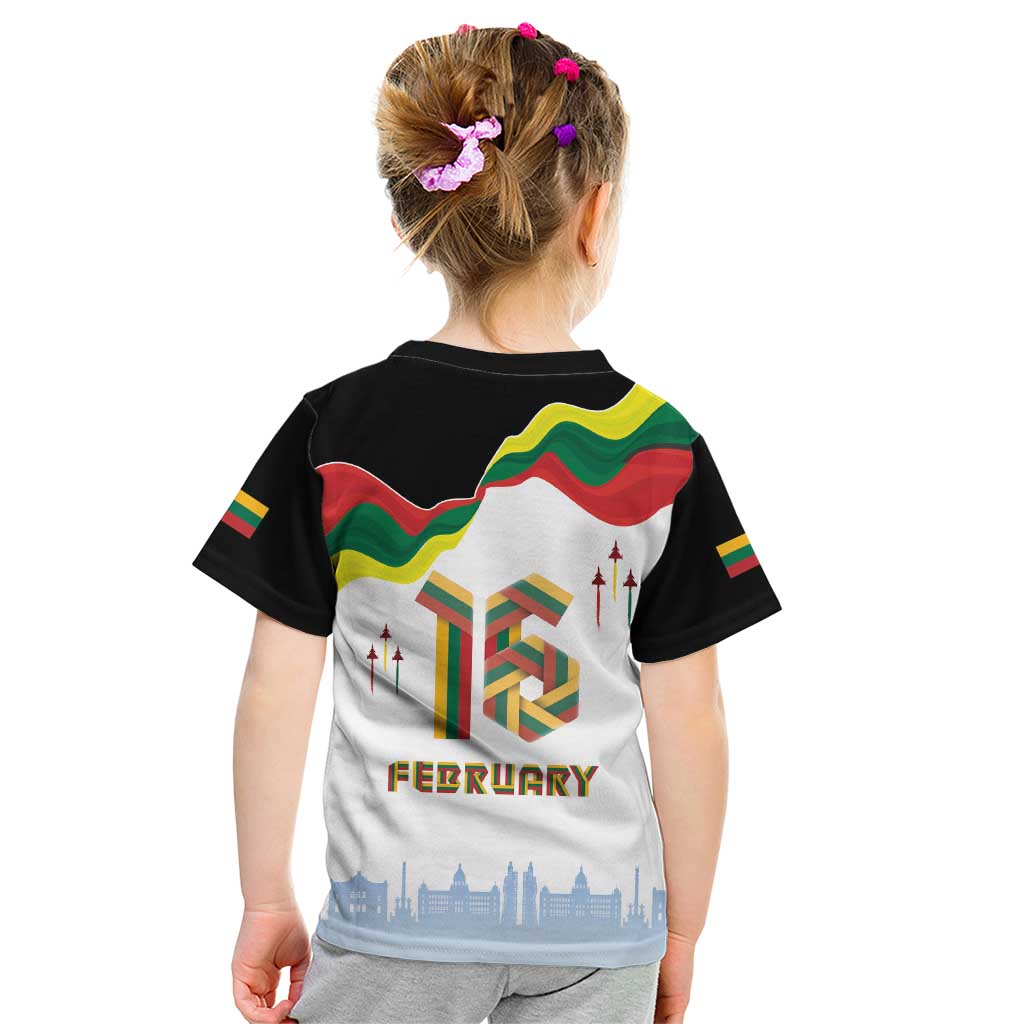 Lithuania Independence Day Kid T Shirt 16th February