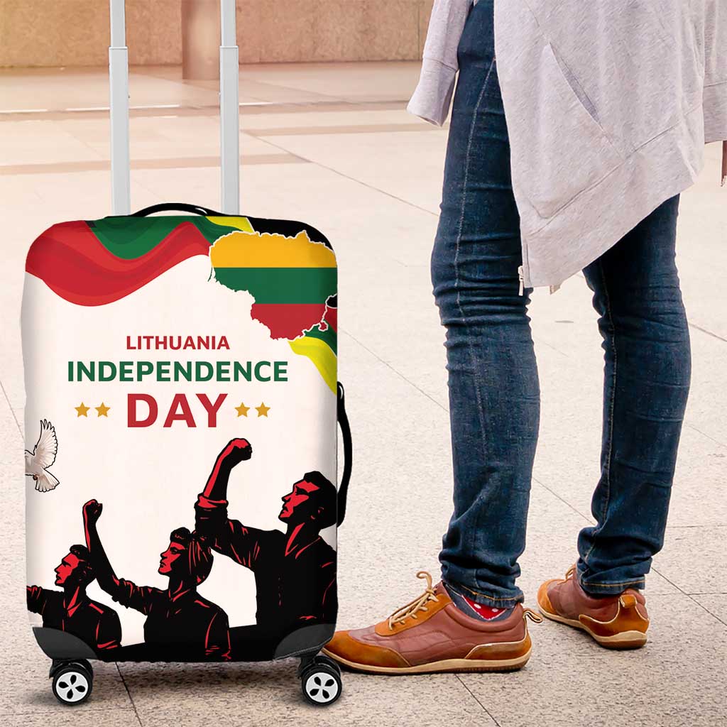 Lithuania Independence Day Luggage Cover 16th February