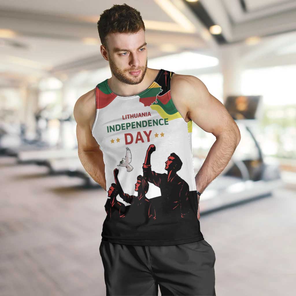 Lithuania Independence Day Men Tank Top 16th February