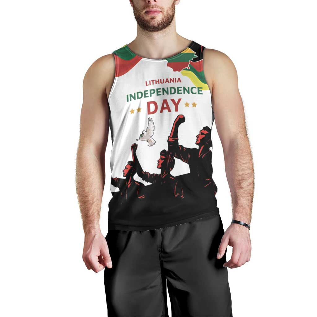 Lithuania Independence Day Men Tank Top 16th February