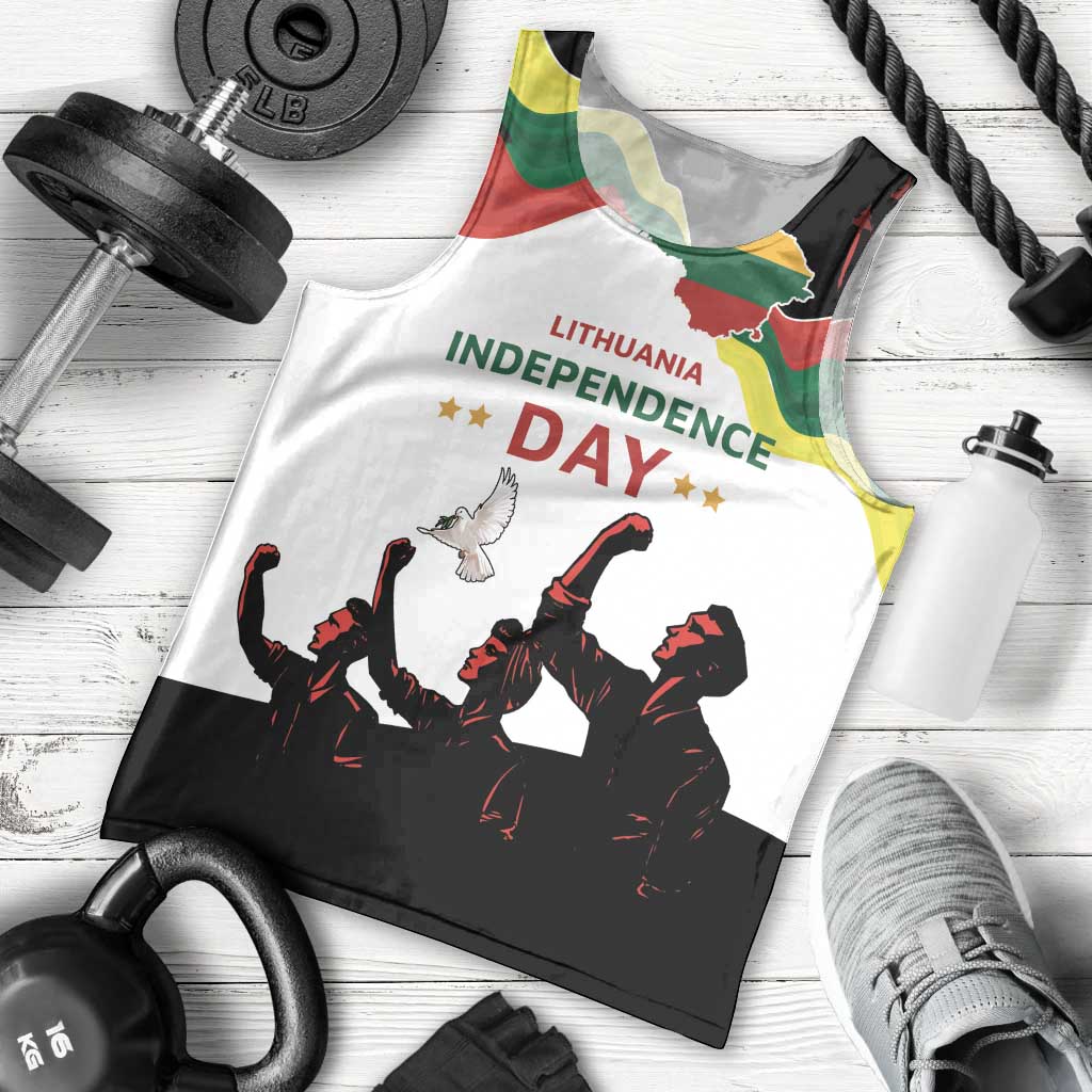 Lithuania Independence Day Men Tank Top 16th February