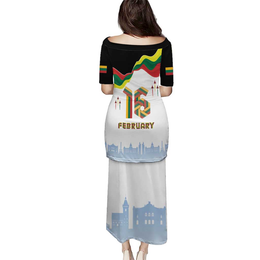 Lithuania Independence Day Puletasi 16th February LT17 - Wonder Print Shop