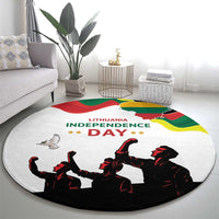 Lithuania Independence Day Round Carpet 16th February LT17 - Wonder Print Shop
