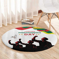 Lithuania Independence Day Round Carpet 16th February LT17 - Wonder Print Shop