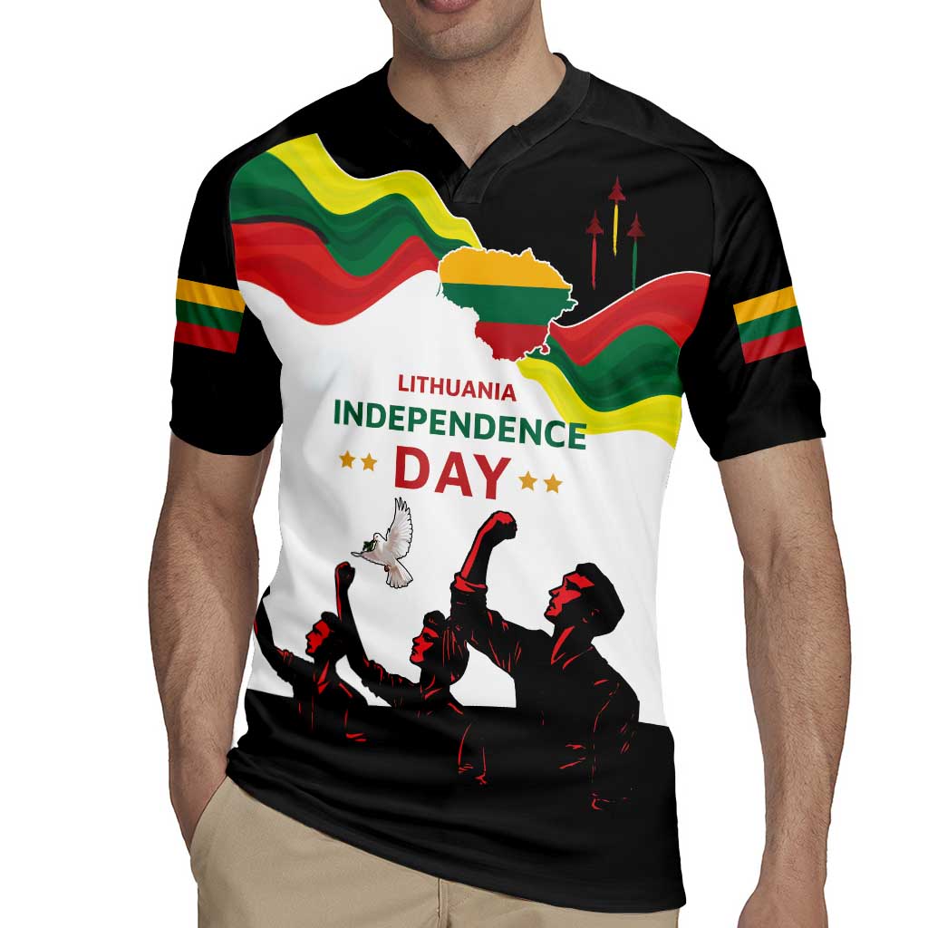 Lithuania Independence Day Rugby Jersey 16th February LT17 - Wonder Print Shop