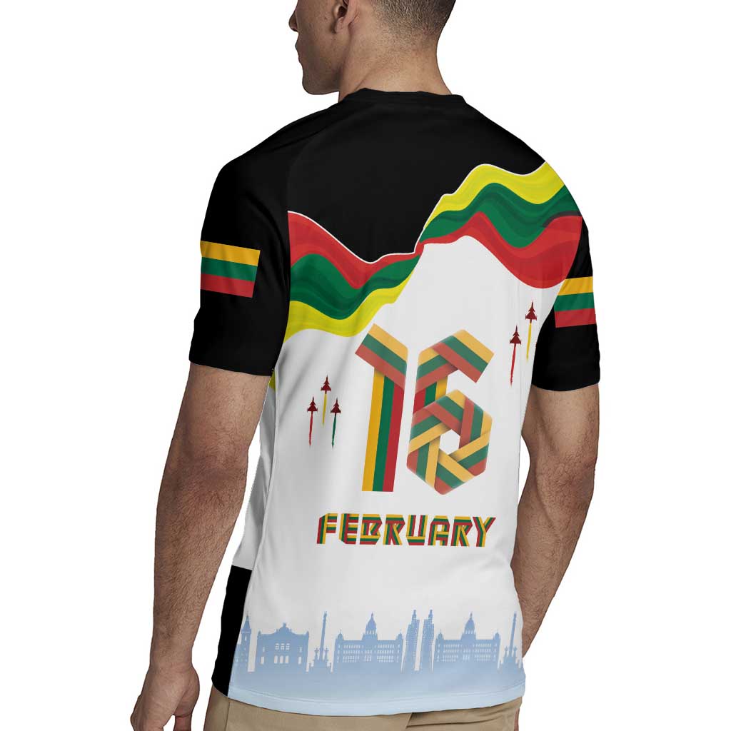 Lithuania Independence Day Rugby Jersey 16th February LT17 - Wonder Print Shop