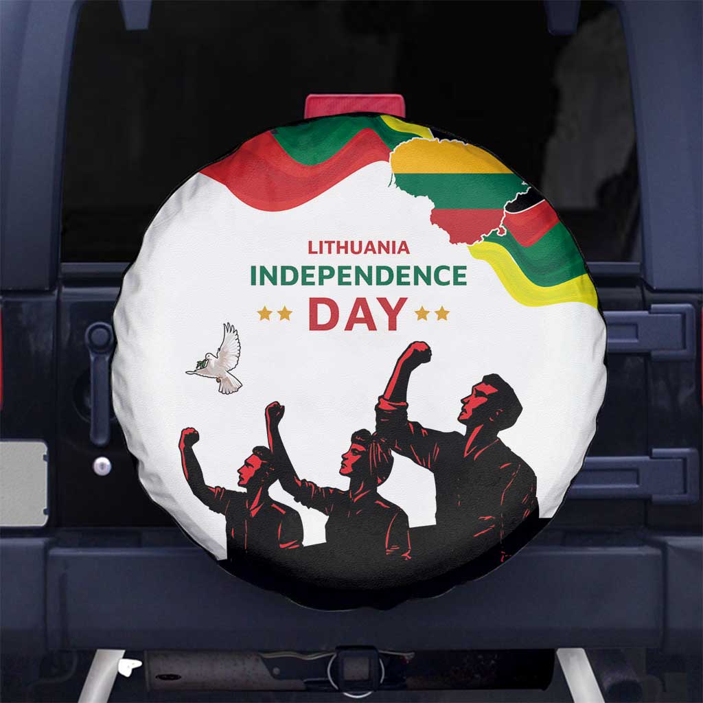 Lithuania Independence Day Spare Tire Cover 16th February LT17 - Wonder Print Shop