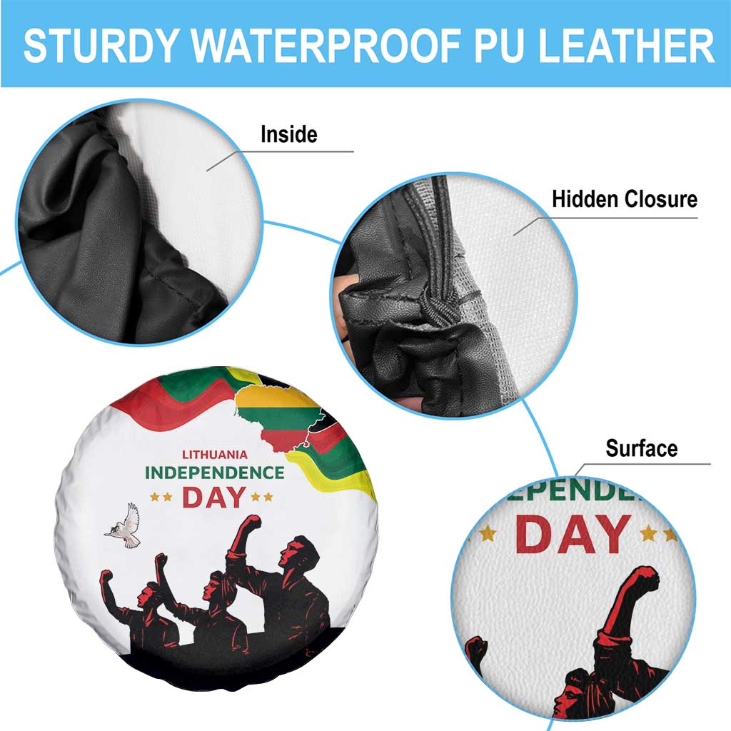 Lithuania Independence Day Spare Tire Cover 16th February LT17 - Wonder Print Shop