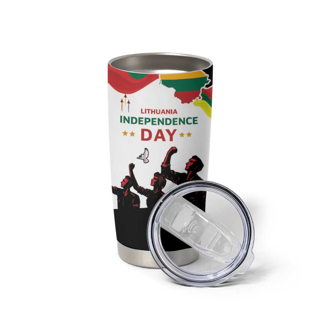 Lithuania Independence Day Tumbler Cup 16th February LT17 - Wonder Print Shop