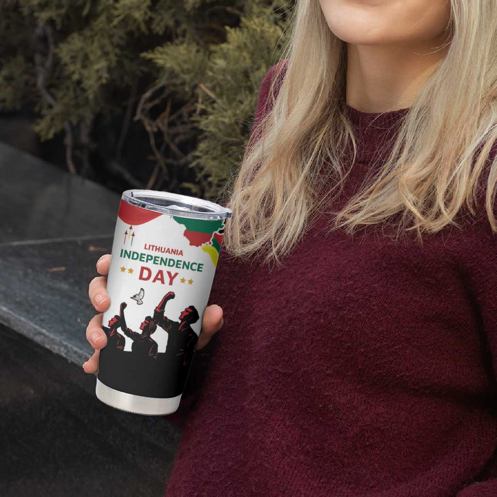 Lithuania Independence Day Tumbler Cup 16th February LT17 - Wonder Print Shop