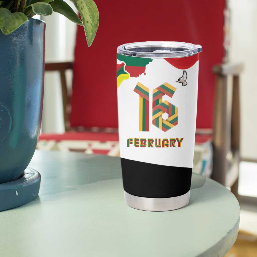 Lithuania Independence Day Tumbler Cup 16th February LT17 - Wonder Print Shop