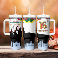 Lithuania Independence Day Tumbler With Handle 16th February LT17 - Wonder Print Shop