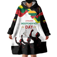 Lithuania Independence Day Wearable Blanket Hoodie 16th February LT17 - Wonder Print Shop