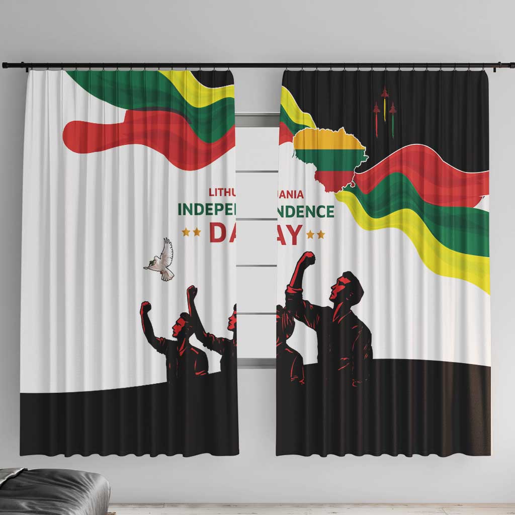 Lithuania Independence Day Window Curtain 16th February LT17 - Wonder Print Shop