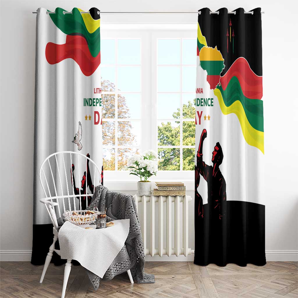 Lithuania Independence Day Window Curtain 16th February LT17 - Wonder Print Shop