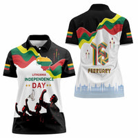 Lithuania Independence Day Women Polo Shirt 16th February LT17 - Wonder Print Shop