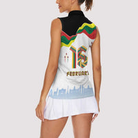Lithuania Independence Day Women Sleeveless Polo Shirt 16th February LT17 - Wonder Print Shop