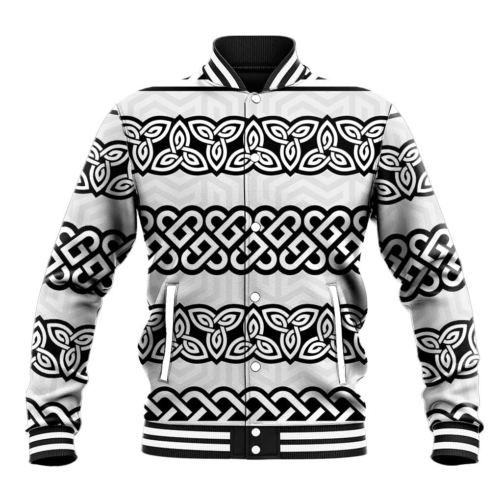 Ireland Celtic Pattern Baseball Jacket Celtic Knot