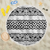 Ireland Celtic Pattern Beach Blanket Celtic Knot