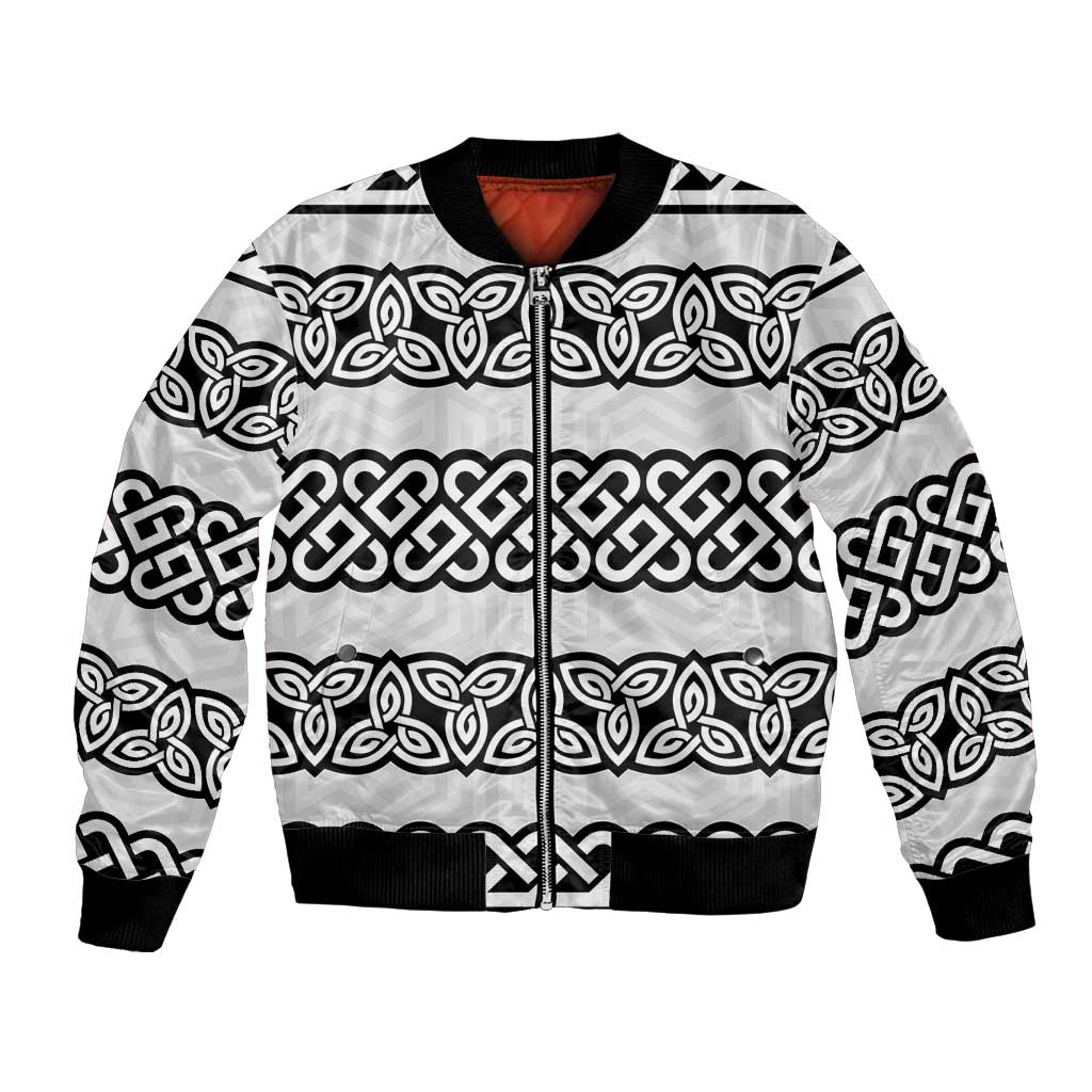 Ireland Celtic Pattern Bomber Jacket Celtic Knot