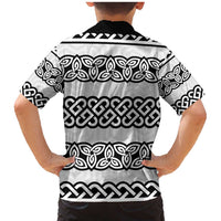 Ireland Celtic Pattern Family Matching Mermaid Dress and Hawaiian Shirt Celtic Knot