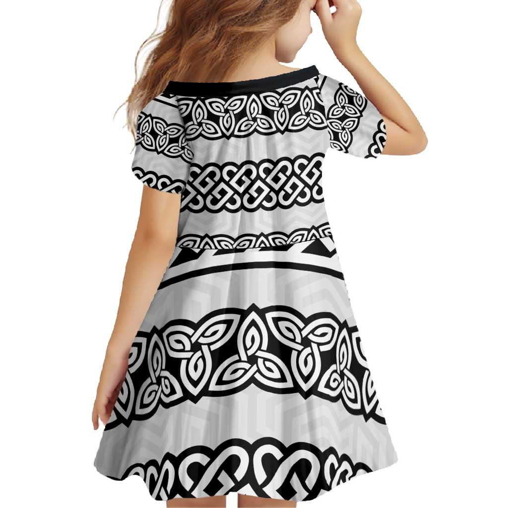 Ireland Celtic Pattern Family Matching Tank Maxi Dress and Hawaiian Shirt Celtic Knot