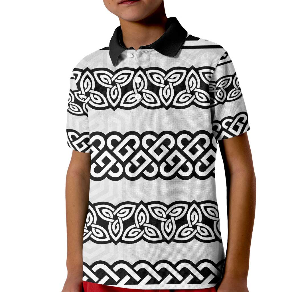 Ireland Celtic Pattern Kid Polo Shirt Celtic Knot