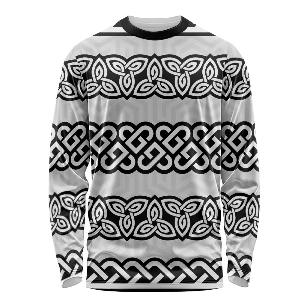 Ireland Celtic Pattern Long Sleeve Shirt Celtic Knot