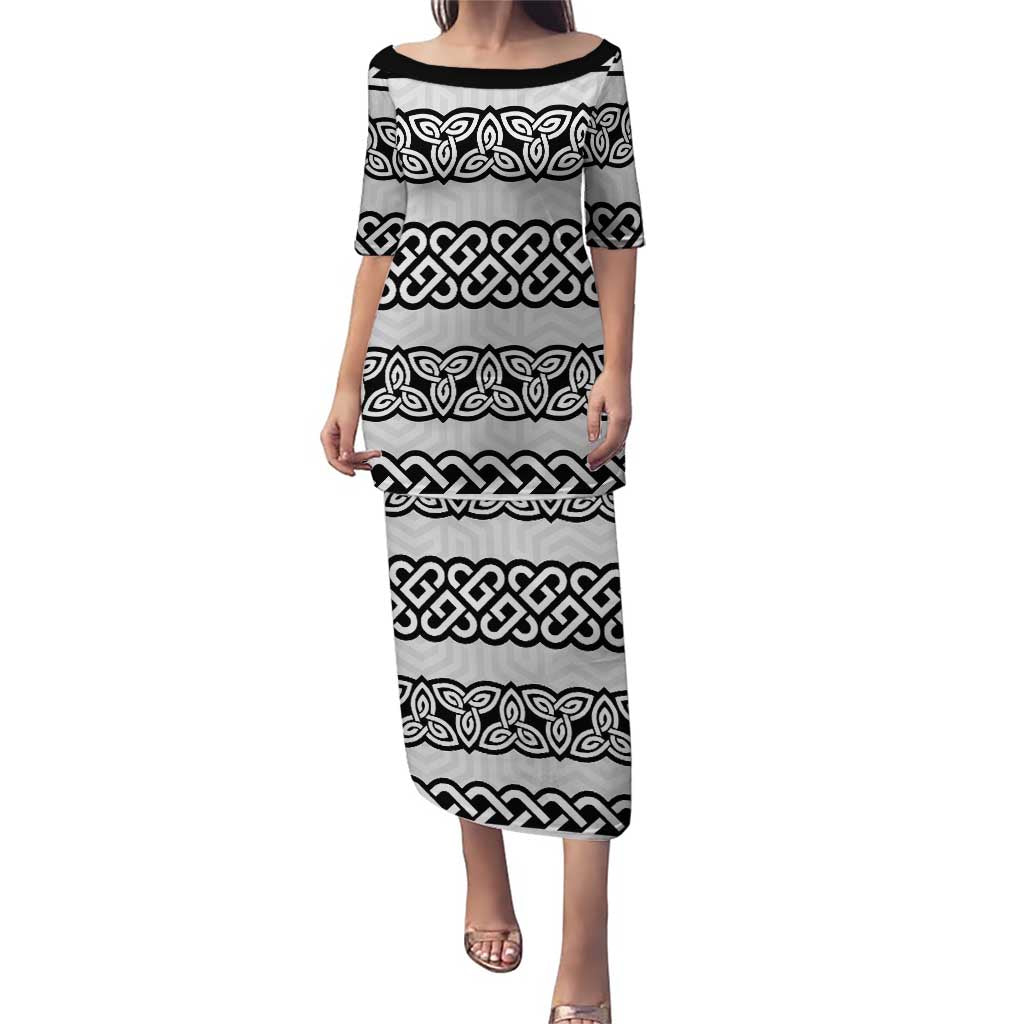 Ireland Celtic Pattern Puletasi Celtic Knot