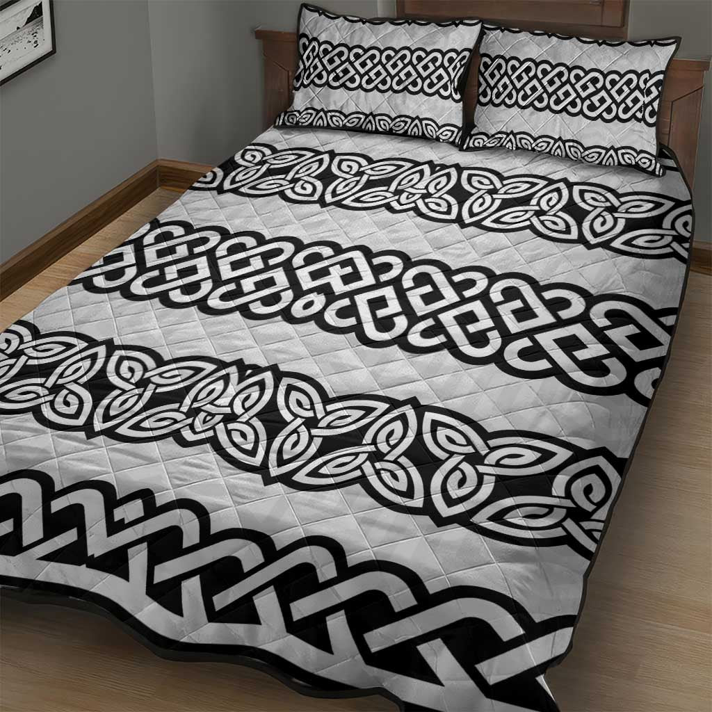 Ireland Celtic Pattern Quilt Bed Set Celtic Knot