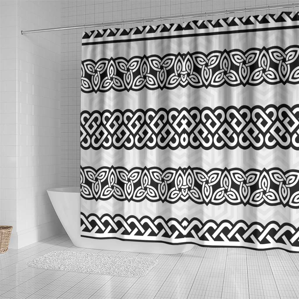 Ireland Celtic Pattern Shower Curtain Celtic Knot