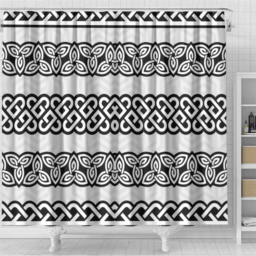 Ireland Celtic Pattern Shower Curtain Celtic Knot