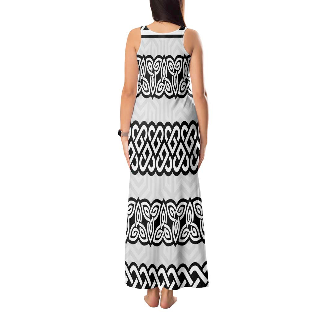 Ireland Celtic Pattern Tank Maxi Dress Celtic Knot