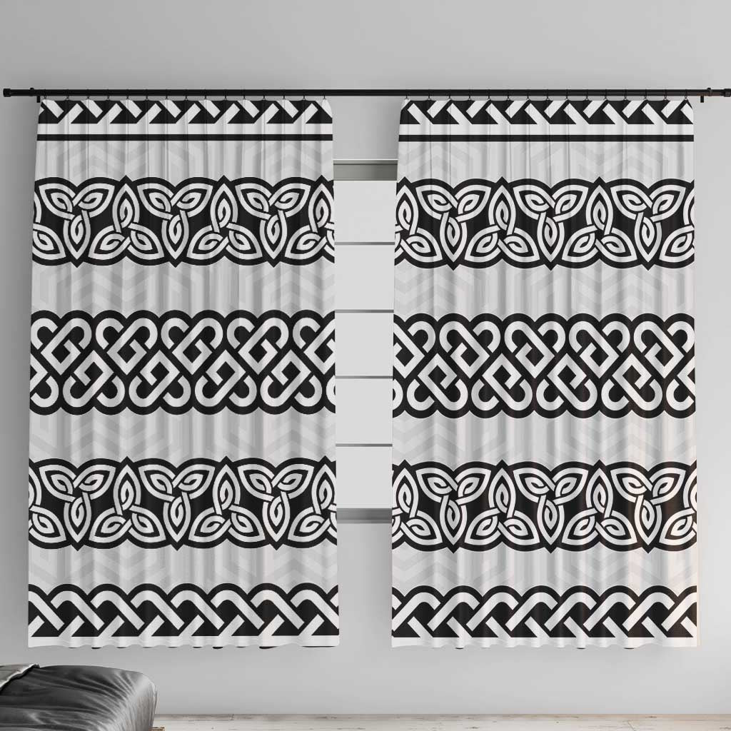 Ireland Celtic Pattern Window Curtain Celtic Knot