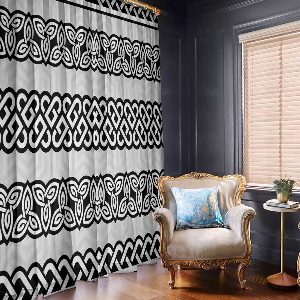 Ireland Celtic Pattern Window Curtain Celtic Knot