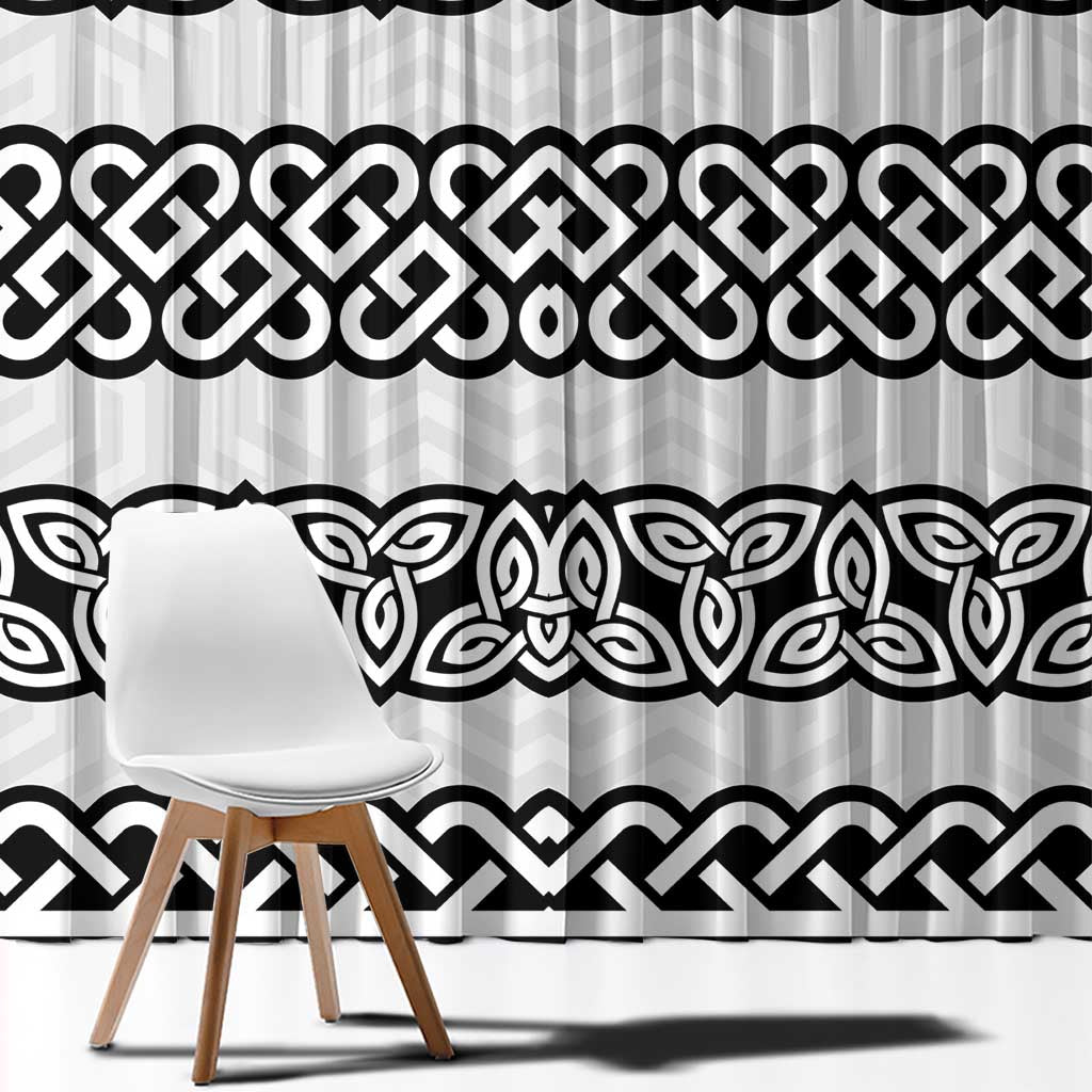 Ireland Celtic Pattern Window Curtain Celtic Knot