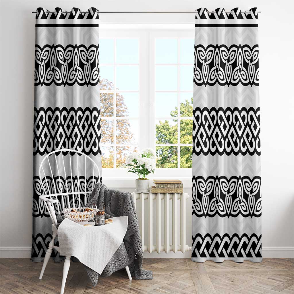 Ireland Celtic Pattern Window Curtain Celtic Knot