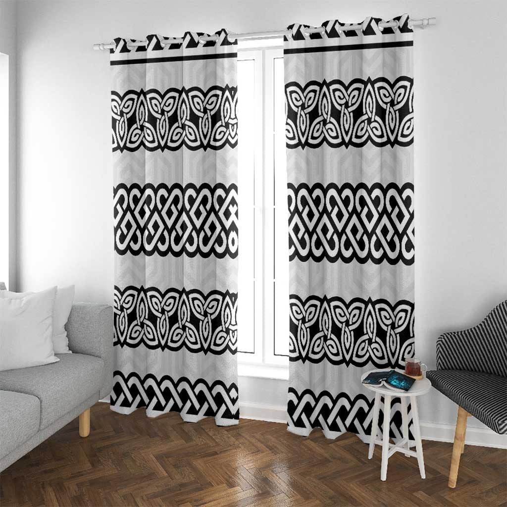 Ireland Celtic Pattern Window Curtain Celtic Knot