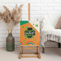 Ireland Irish Leprechaun with Shamrock Canvas Wall Art Ireland 17th March Saint Patrick's Day